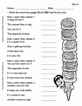 Worksheet Page Sample